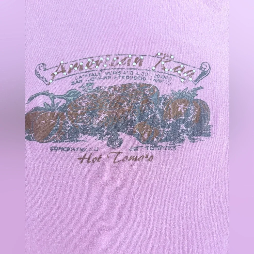 Vintage American Rag Pink Graphic Short Sleeve Tee, Small - Picture 3 of 7